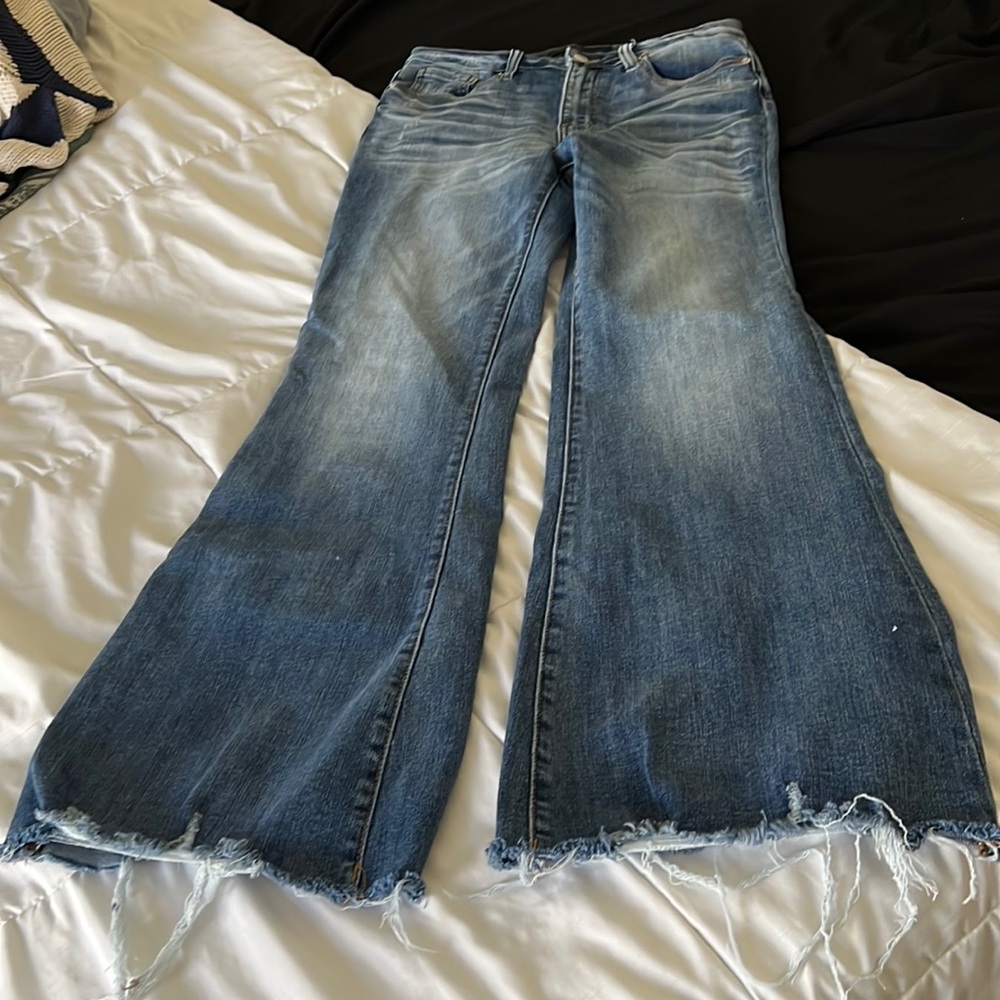 Risen size 9 flare jeans
